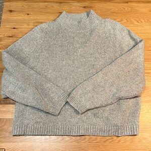 Grey Mockneck Sweater